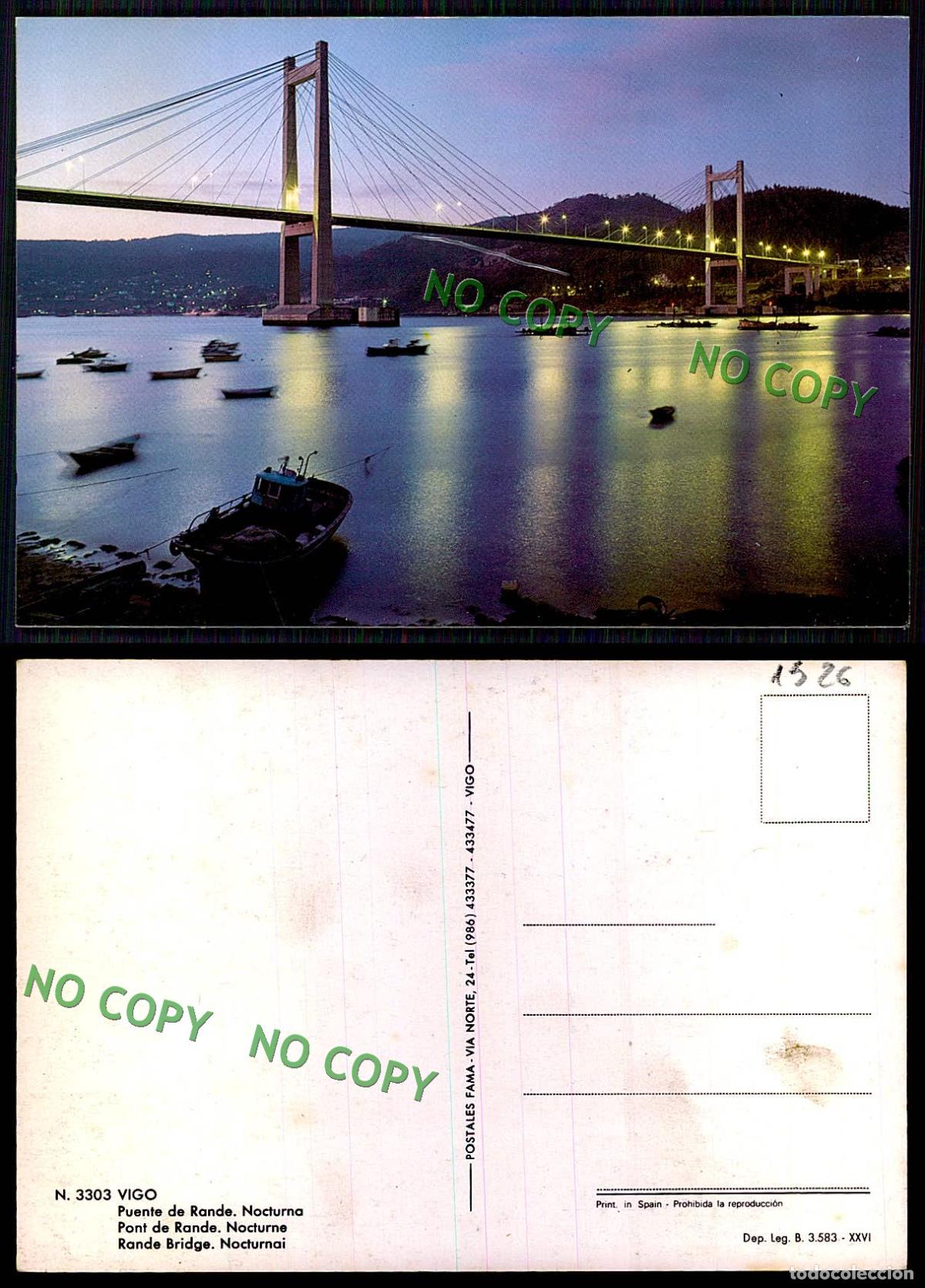 Postales: [ EC 01526 ] - ESPANA - VIGO - PUENTE DE RANDE - Foto 1
