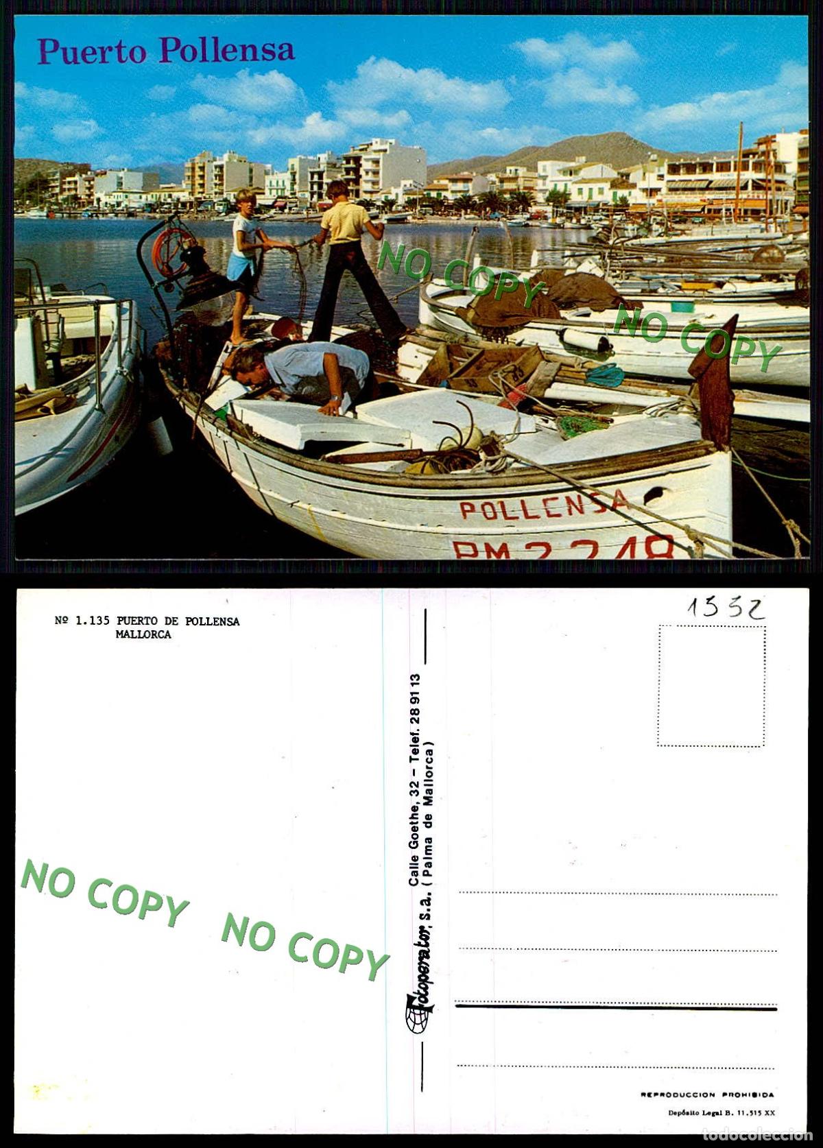 Postales: [ EC 01552 ] - ESPANA - MALLORCA - PUERTO POLLENSA - Foto 1