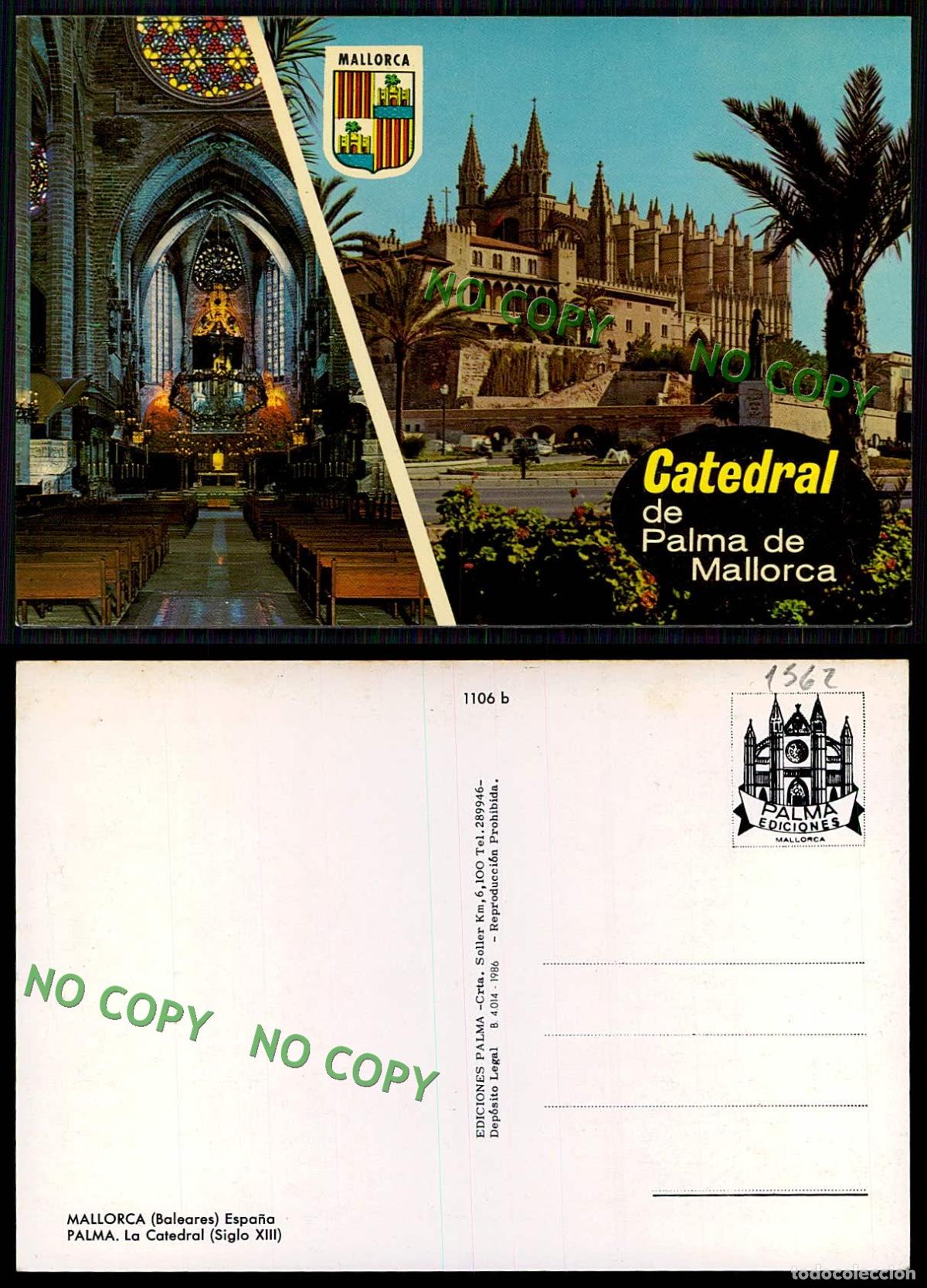 Postales: [ EC 01562 ] - ESPANA - MALLORCA - LA CATEDRAL - Foto 1
