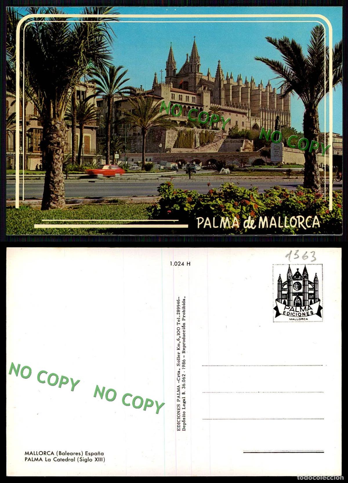 Postales: [ EC 01563 ] - ESPANA - MALLORCA - LA CATEDRAL - Foto 1