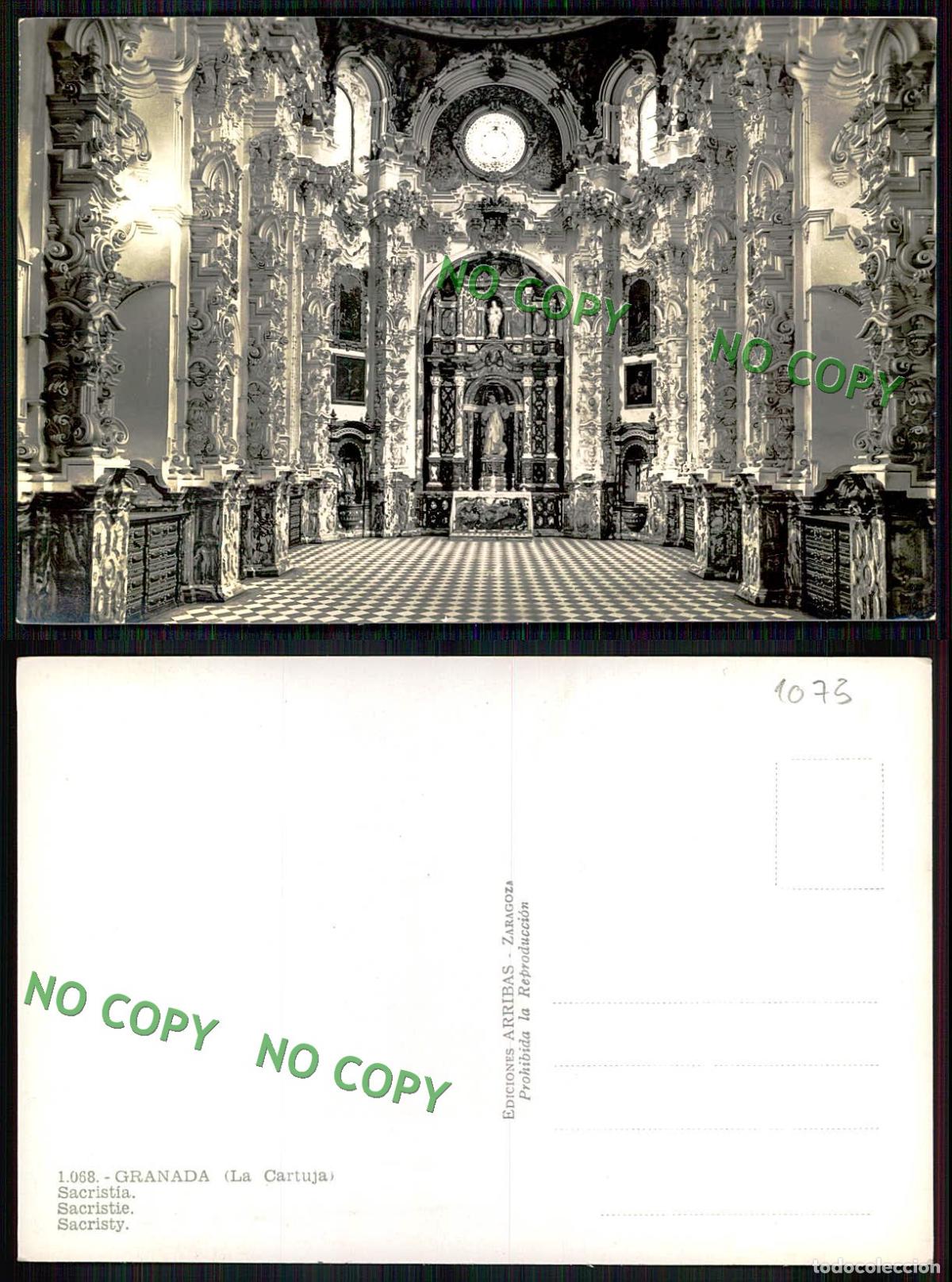 Postales: [ EC 1075 ] - ESPANA - GRANADA - LA CARTUJA - Foto 1