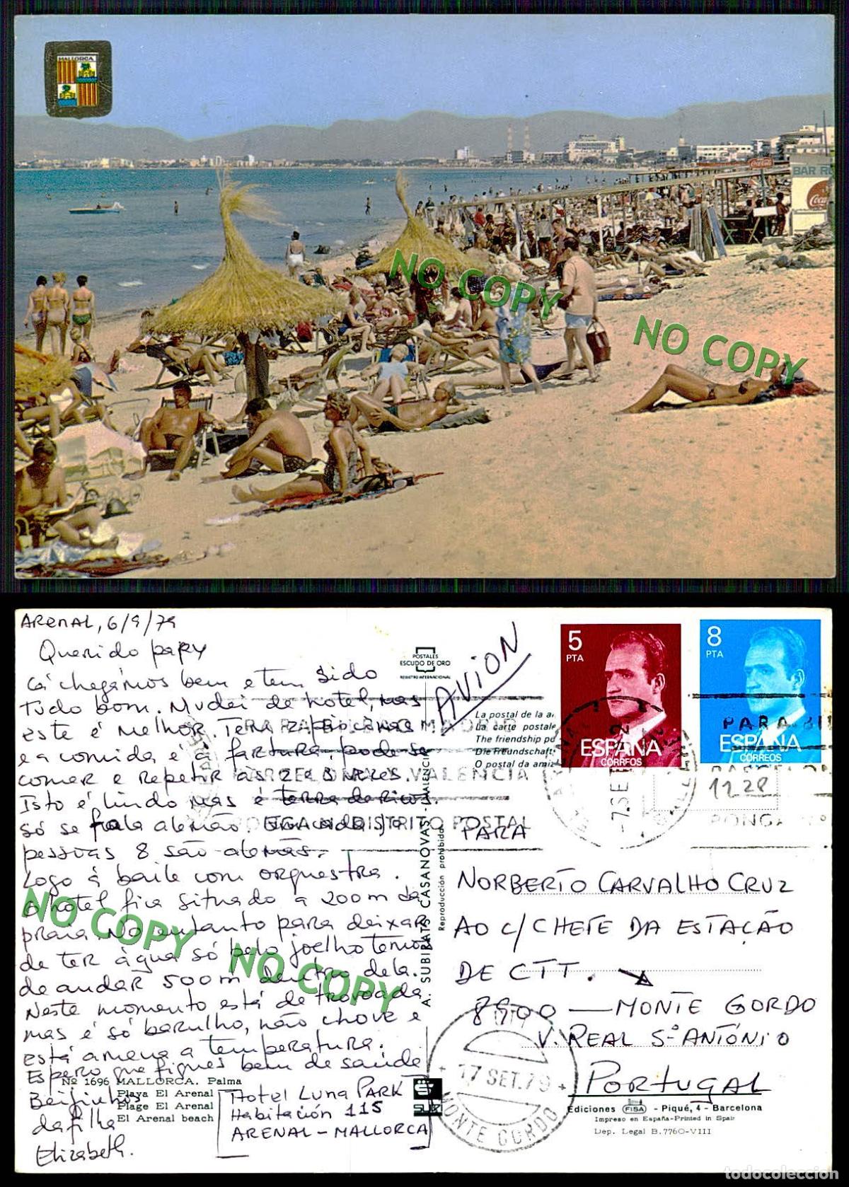 Postales: [ EC 1128 ] - ESPANA - MALLORCA - PLAYA EL ARENAL - Foto 1