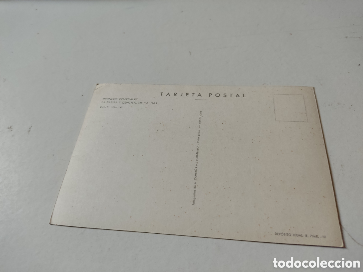 Postales: Postal la farga y central de Caldas - Foto 2