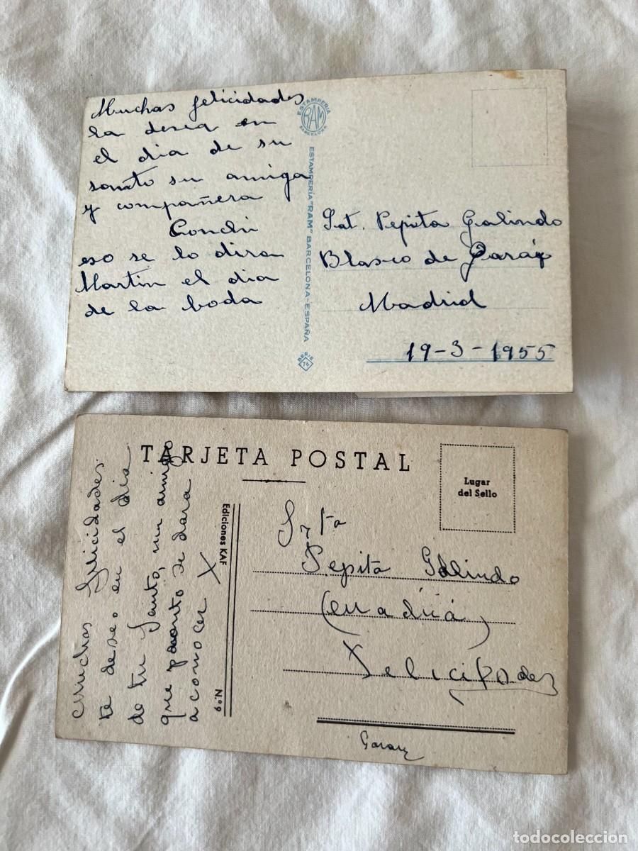 Postales: 2 Postales desplegables humor&iacute;sticas (1955) - Foto 3