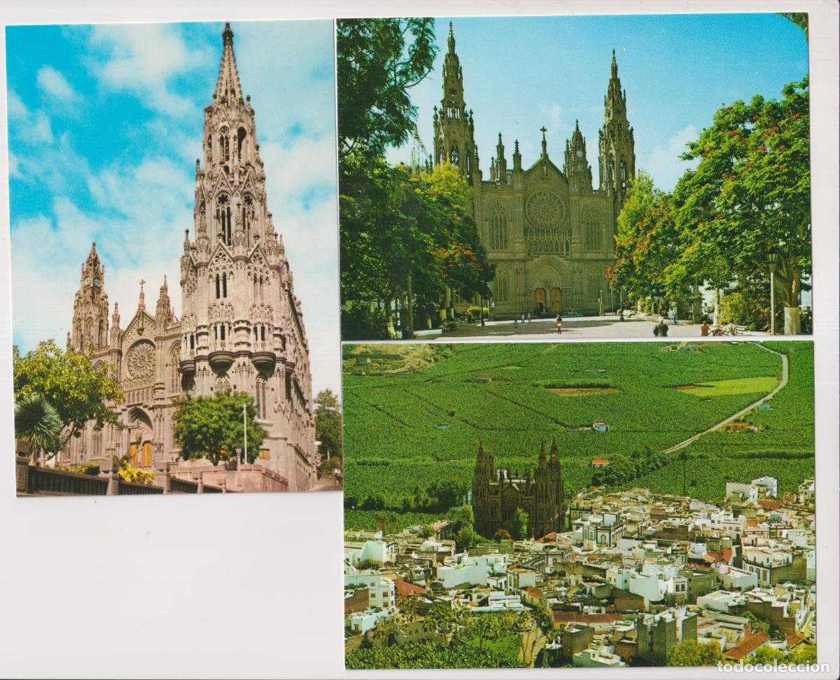 Postales: gran canaria. lote de 3 postales de Arucas. sin circular - Foto 1