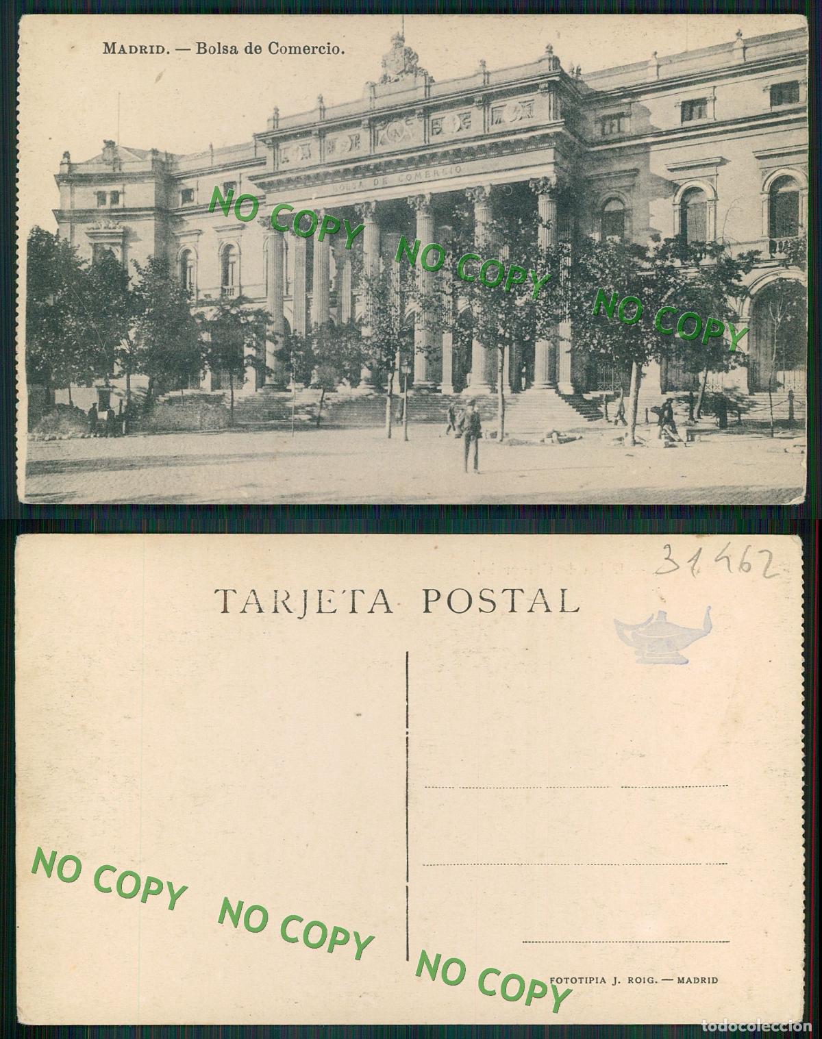 Postales: [ OF 31462 ] - ESPANA - MADRID - BOLSA DE COMERCIO - Foto 1