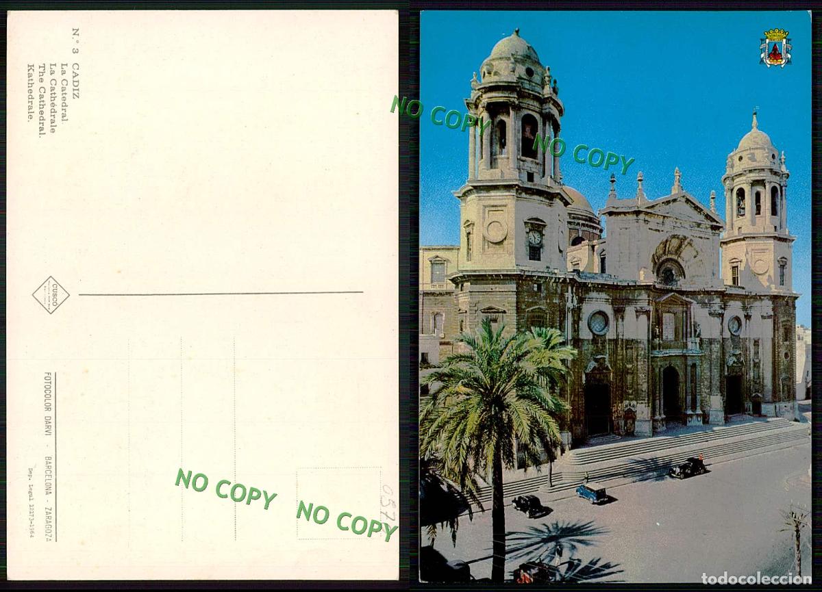 Postales: EC [00570]- ESPANA-CADIZ- LA CATEDRAL - Foto 1
