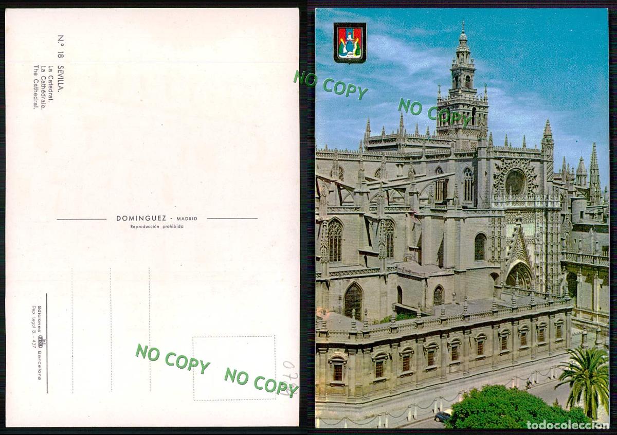 Postales: EC [00794]- ESPANA- SEVILLA- LA CATEDRAL - Foto 1