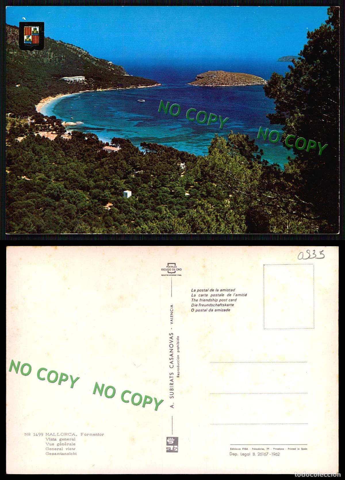Postales: EC [00935]- ESPANA- MALLORCA- VISTA GENERAL - Foto 1