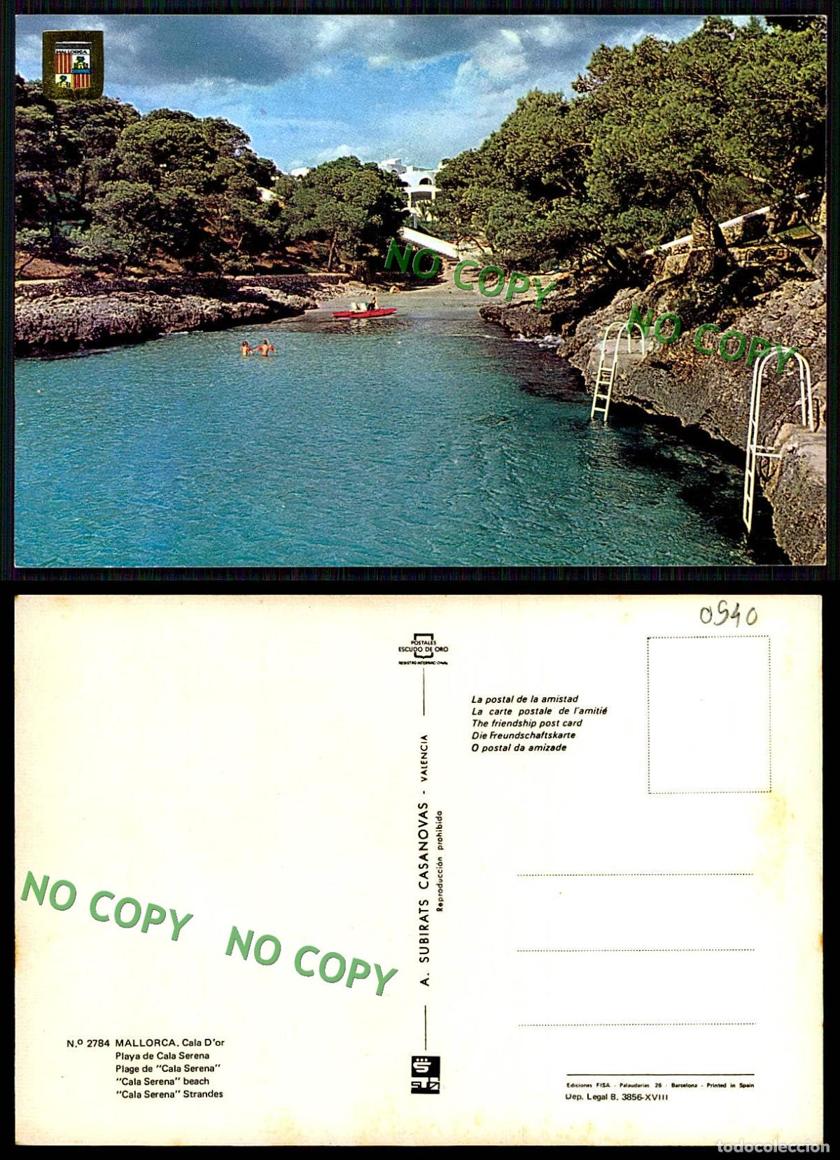 Postales: EC [00940]- ESPANA- MALLORCA- CALA DOR - Foto 1