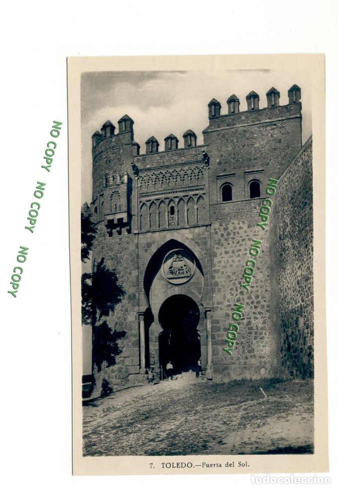 Postales: OLD FOREIGN 1401 - ESPANA SPAIN - TOLEDO - PUERTA DEL SOL - Foto 1