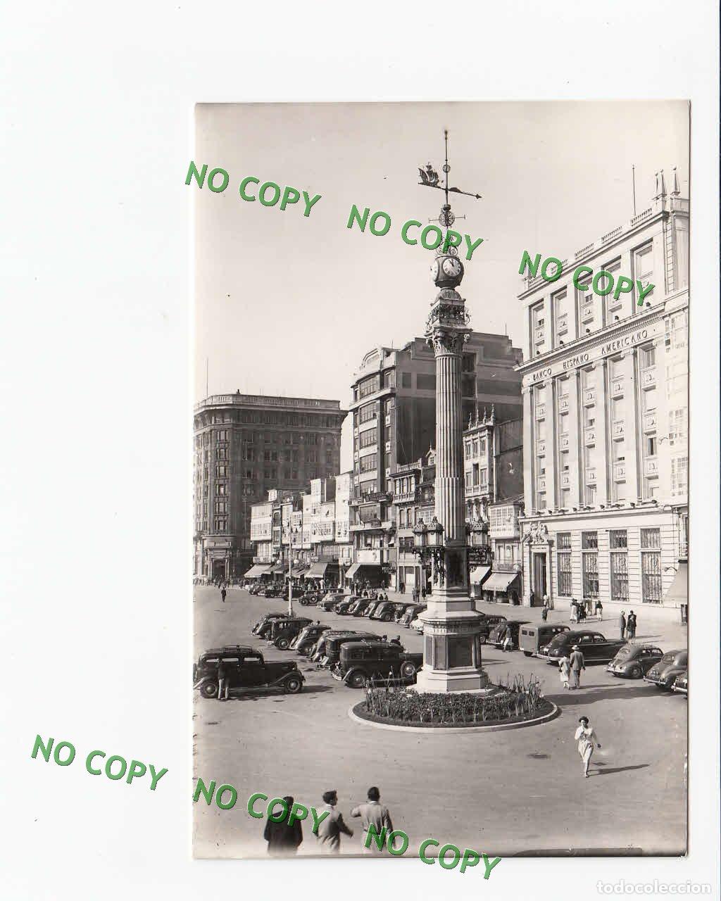 Postales: OLD FOREIGN 6307 - ESPANA - LA CORU&Ccedil;?A - OBELISCO - Foto 1