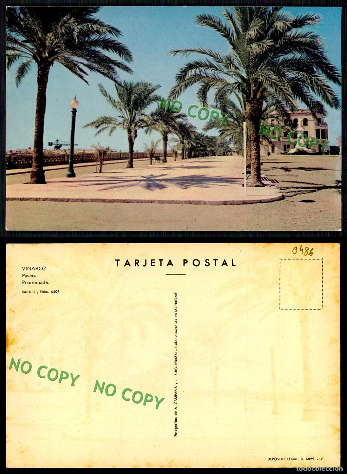 Postales: EC [00486]- ESPANA-VINAROZ- PASEO - Foto 1