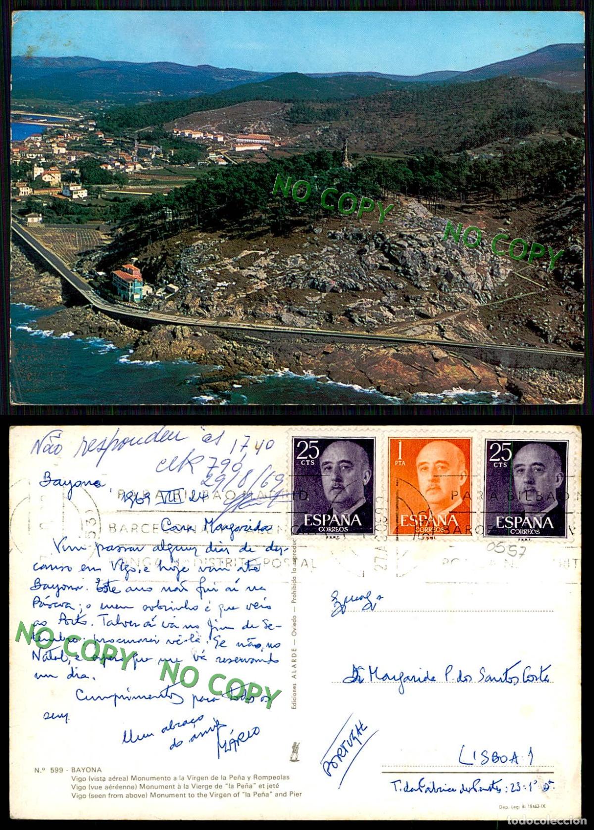 Postales: EC [00557]- ESPANA-BAYONA- VIGO - Foto 1