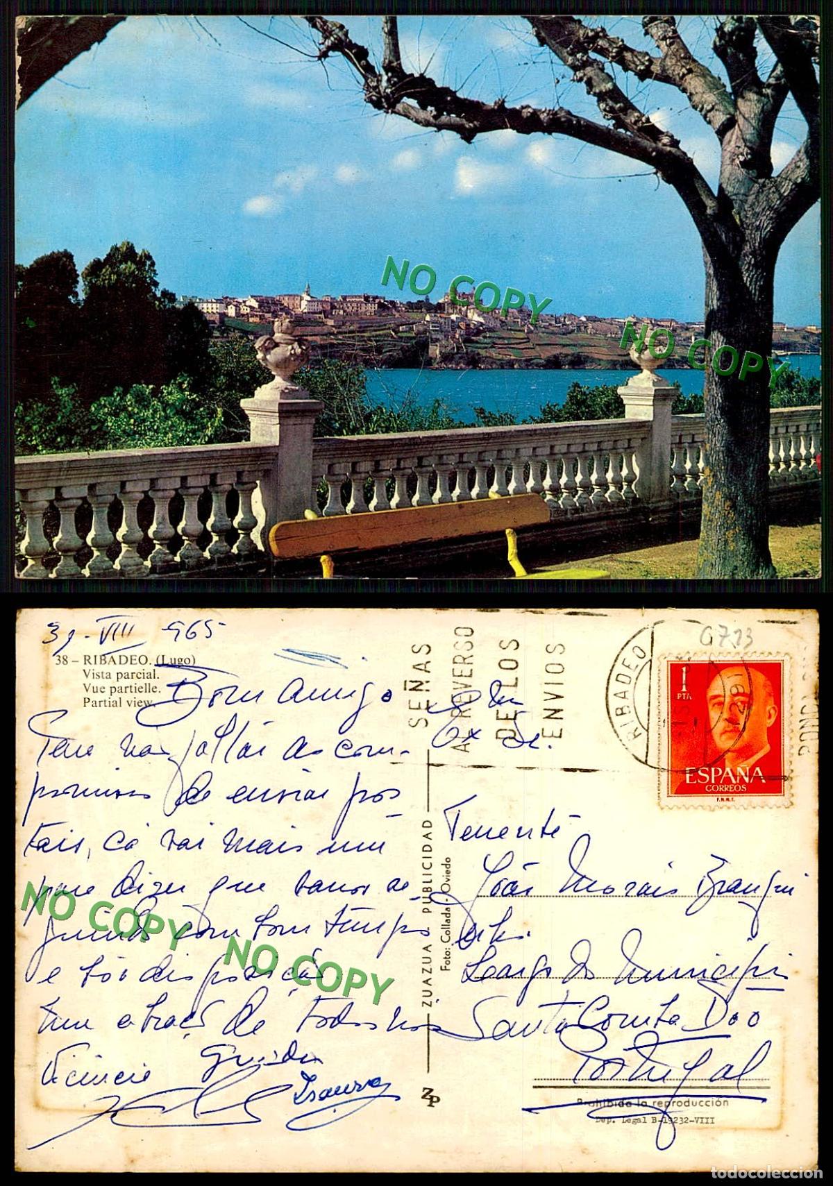 Postales: EC [00713]- ESPANA- VALENCIA- RIBADEO- LUGO - Foto 1