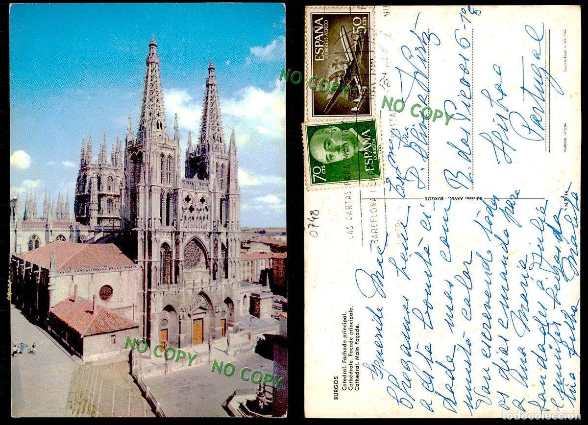 Postales: EC [00748]- ESPANA- BURGOS- CATEDRAL - Foto 1