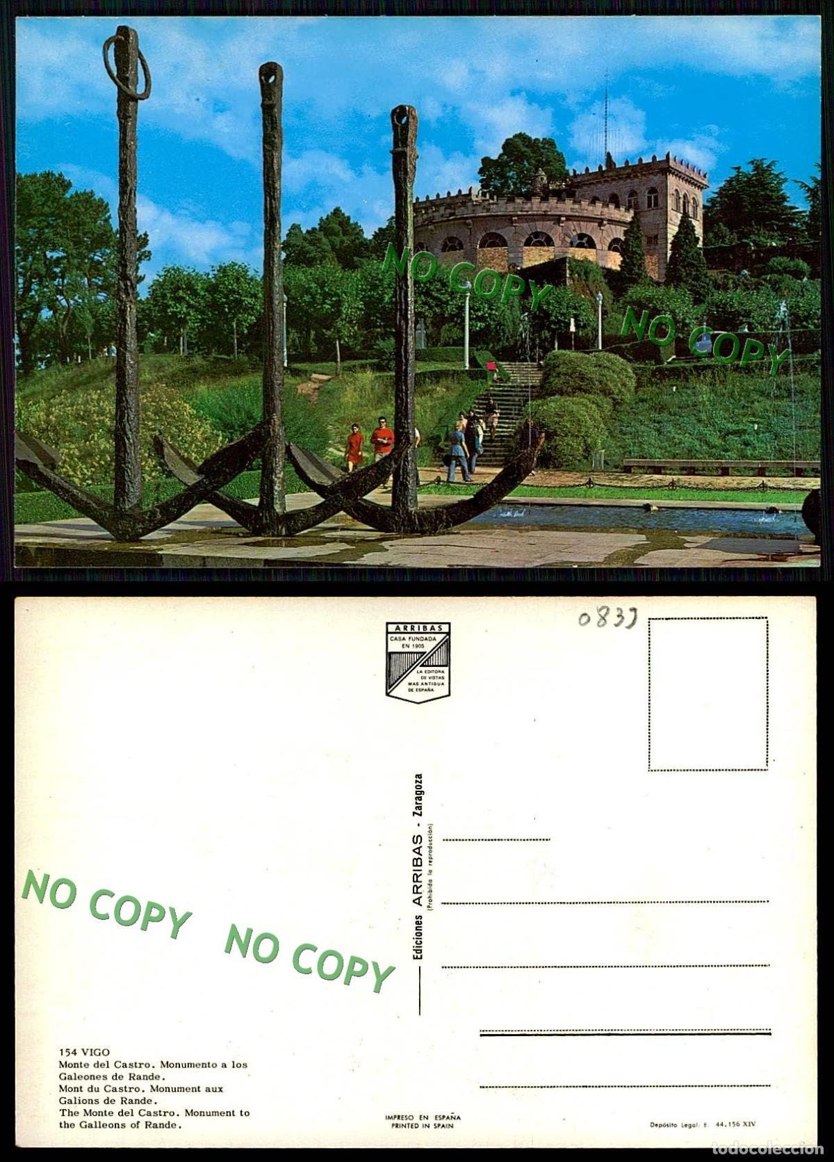 Postales: EC [00839]- ESPANA- VIGO- MONTE DEL CASTRO - Foto 1