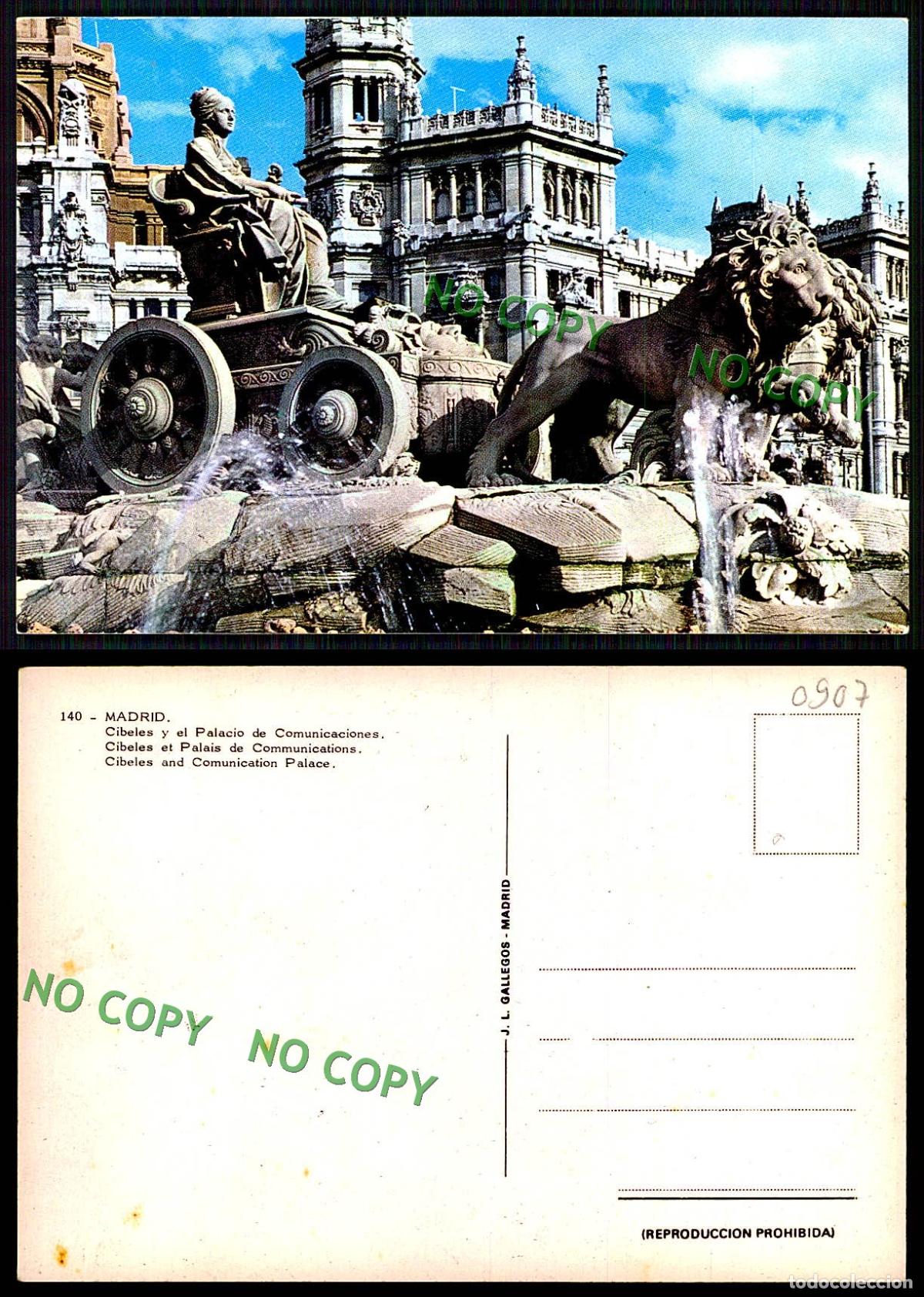 Postales: EC [00907]- ESPANA- MADRID-CIBELES - Foto 1