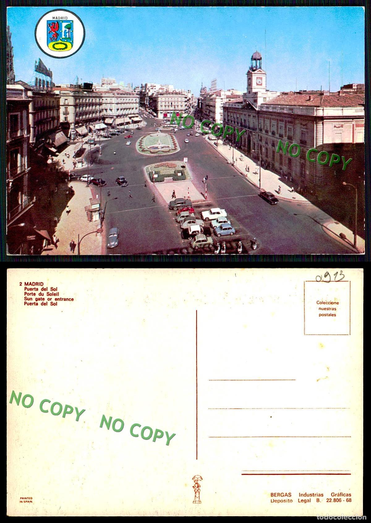 Postales: EC [00913]- ESPANA- MADRID- PUERTA DEL SOL - Foto 1