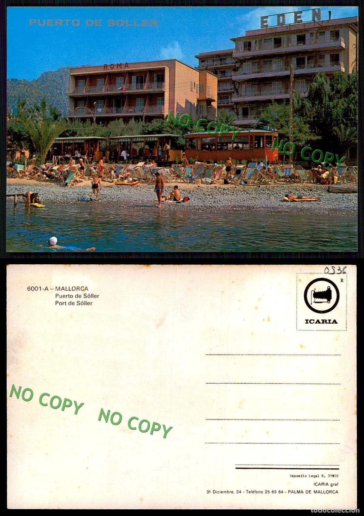 Postales: EC [00936]- ESPANA- MALLORCA- PUERTO DE SOLLER - Foto 1