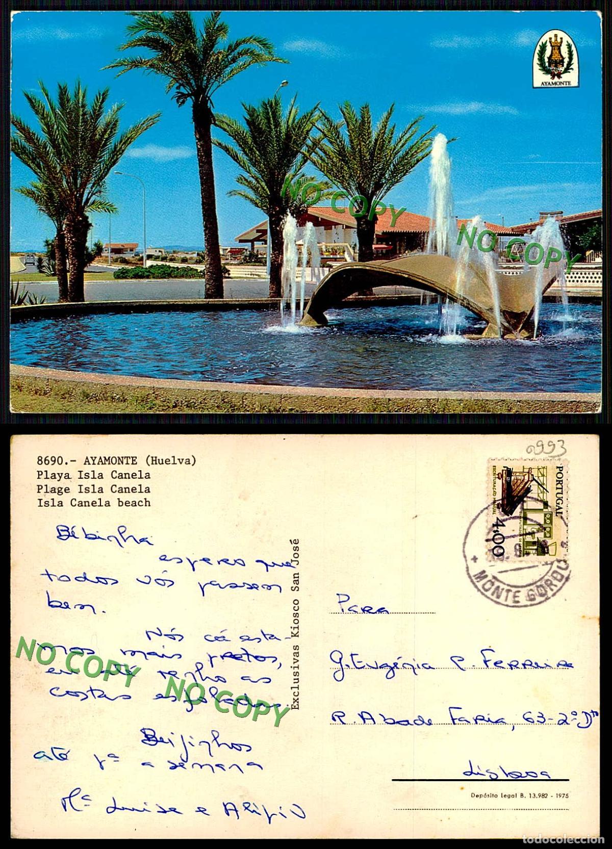 Postales: EC [00993]-ESPANA- AYAMONTE- PLAYA ISLA CANELA - Foto 1