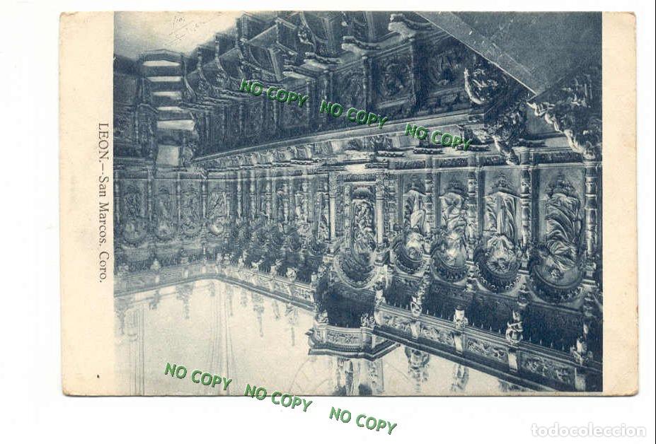 Postales: OLD FOREIGN 1124 - ESPANA SPAIN - LE&agrave;N - SAN MARCOS CORO - Foto 1