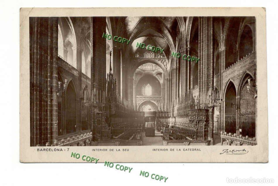 Postales: OLD FOREIGN 3761 - ESPANA - SPAIN - INTERIOR DE LA SEU INTERIOR DE LA CATEDRAL - Foto 1