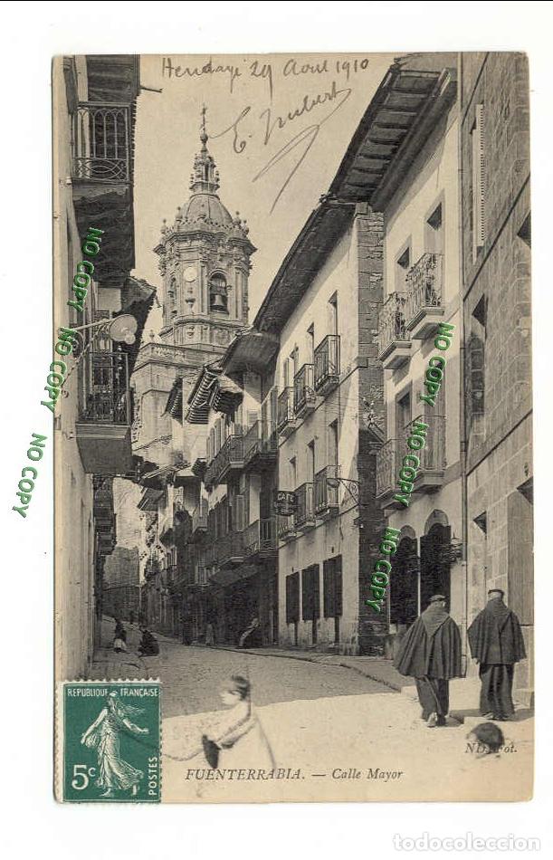 Postales: OLD FOREIGN 4678 -ESPANA - Fuenterrab&Ccedil;&eth;a - CALLE MAYOR - Foto 1