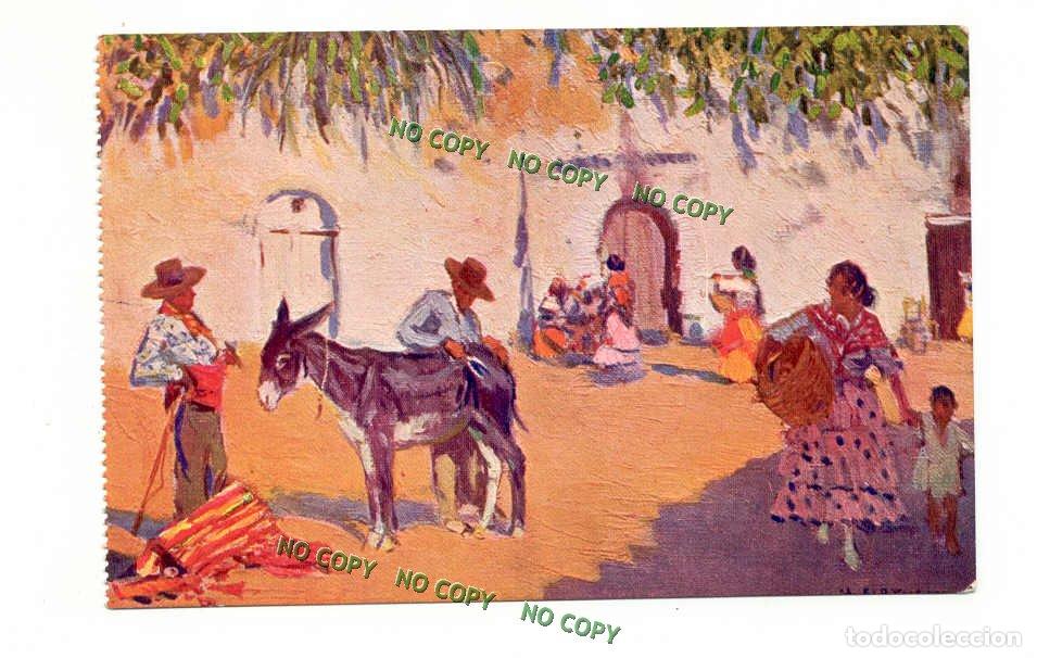 Postales: OLD FOREIGN 5540 - ESPANA - M.BERTUCHI - UN CORTIJO - Foto 1