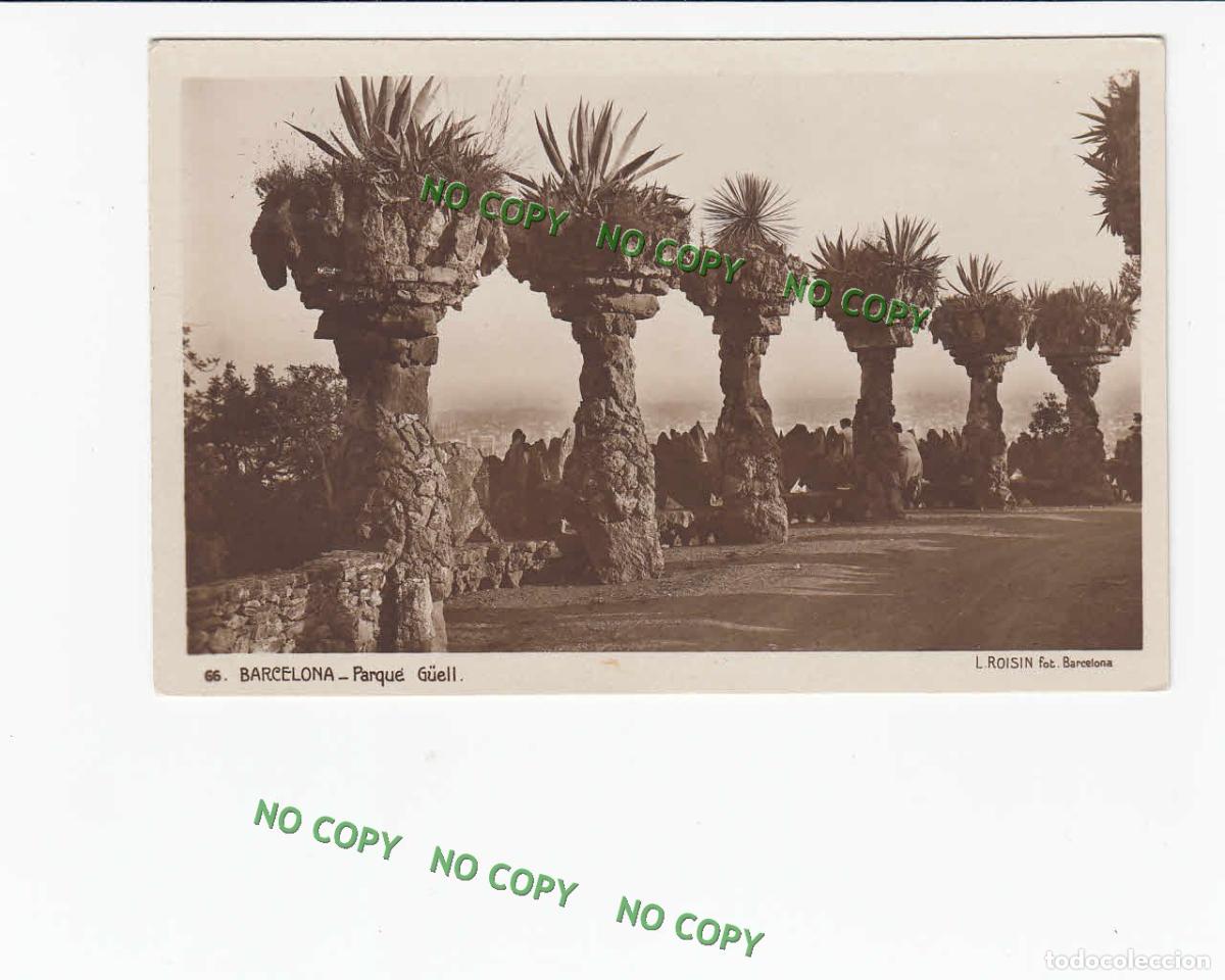 Postales: OLD FOREIGN 6329 - ESPANA - BARCELONA - PARQUE GUELL - Foto 1