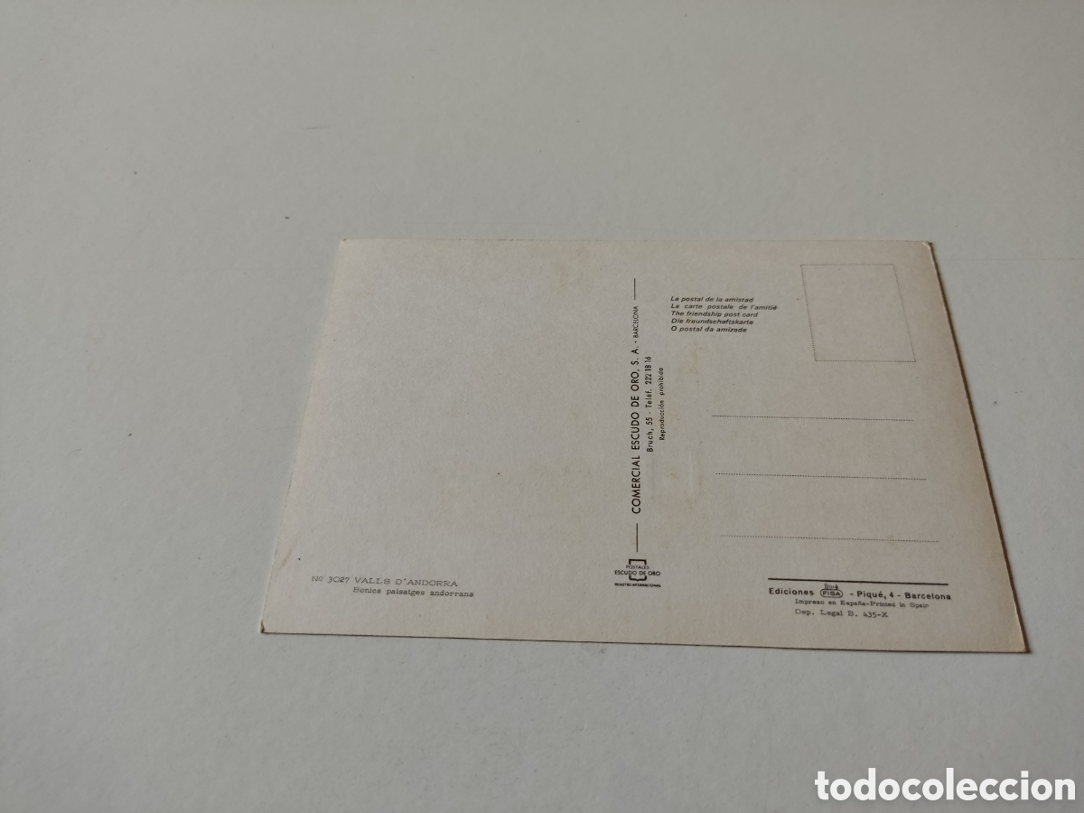 Postales: Postal Andorra Valls - Foto 2