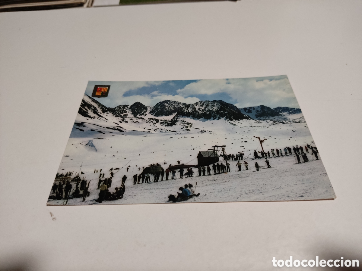 Postales: Postal Valls de Andorra pas de la cada nieve - Foto 1