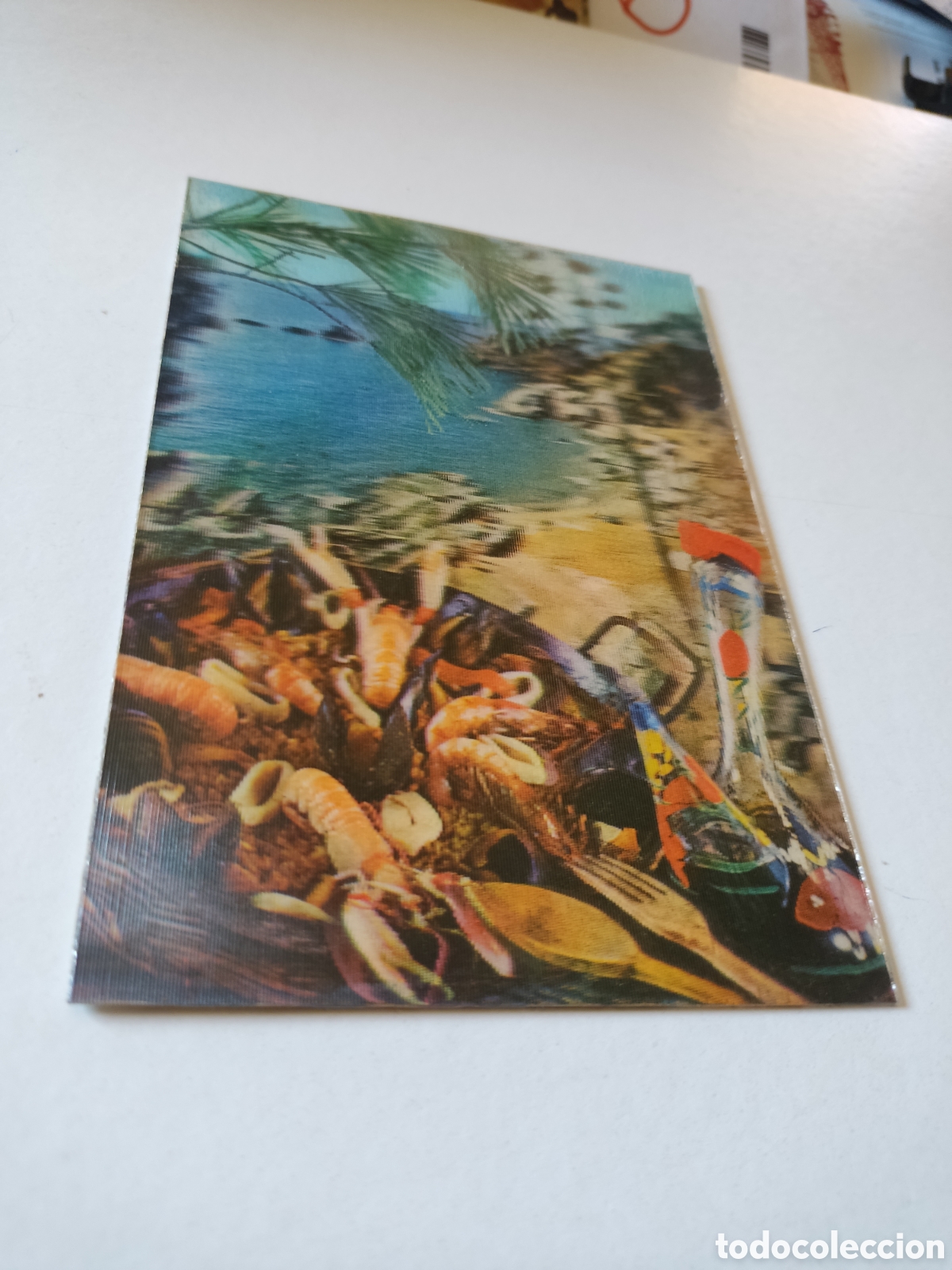Postales: Postal Tres dimensiones playa paella - Foto 1