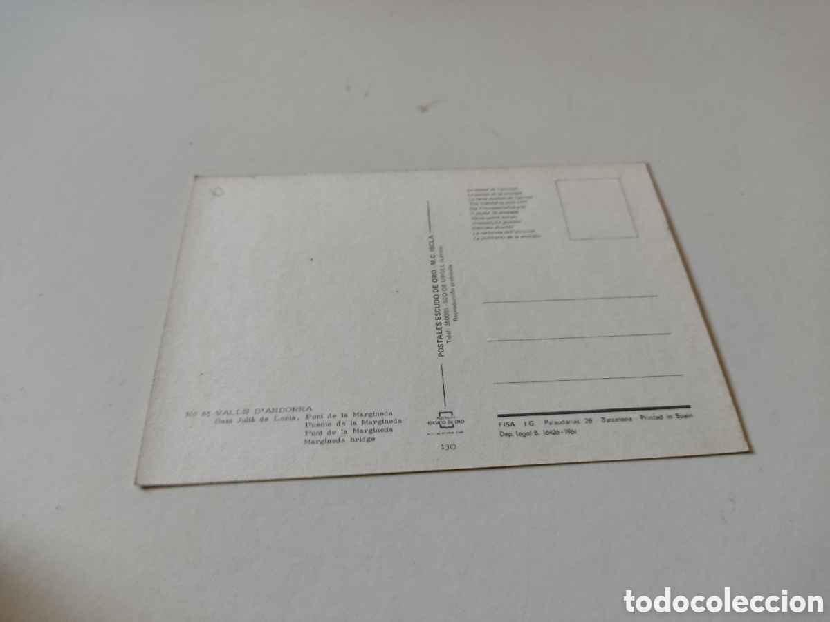 Postales: Postal pont de la margineda - Foto 2