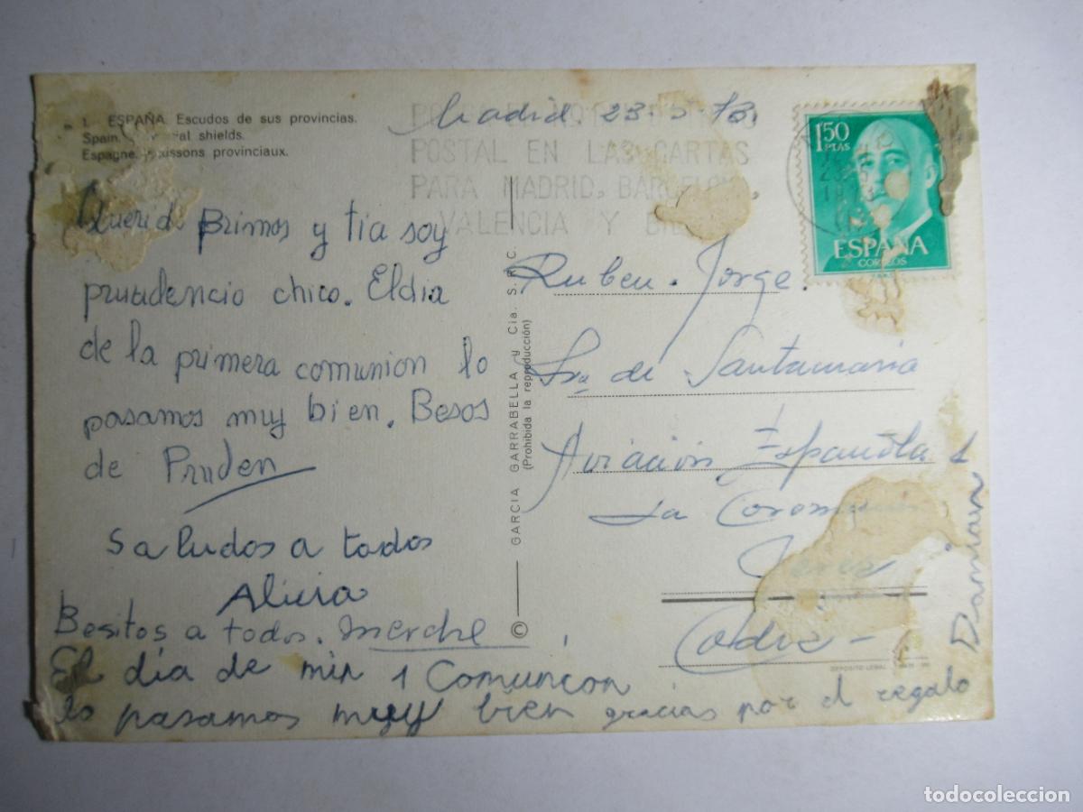 Postales: Espa&ntilde;a - Escudos de sus provincias - Foto 2