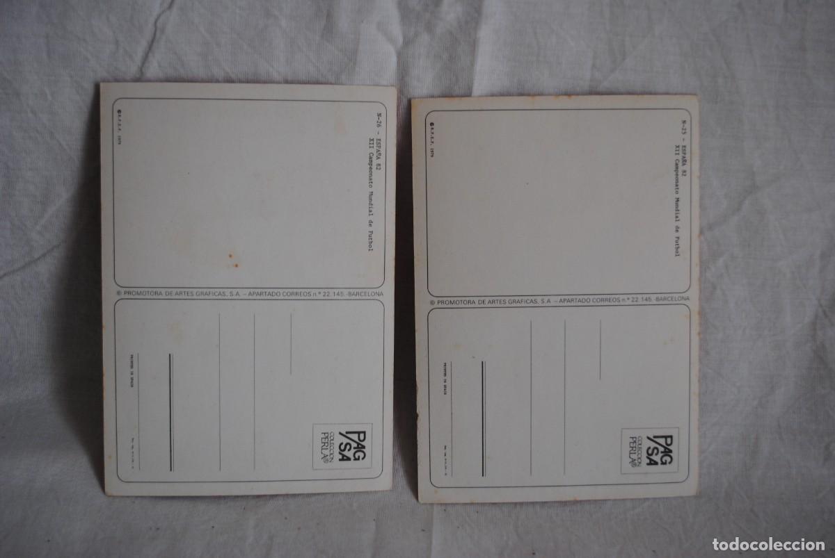 Postales: ESPA&Ntilde;A 82 , POSTALES LOTE DE DOS . - Foto 2