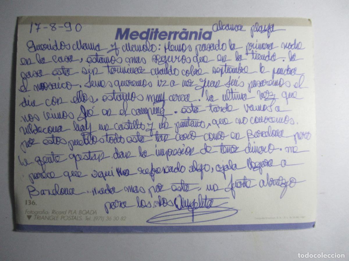 Postales: Postal Mediterr&agrave;nea - Triangle Postals - Foto 2