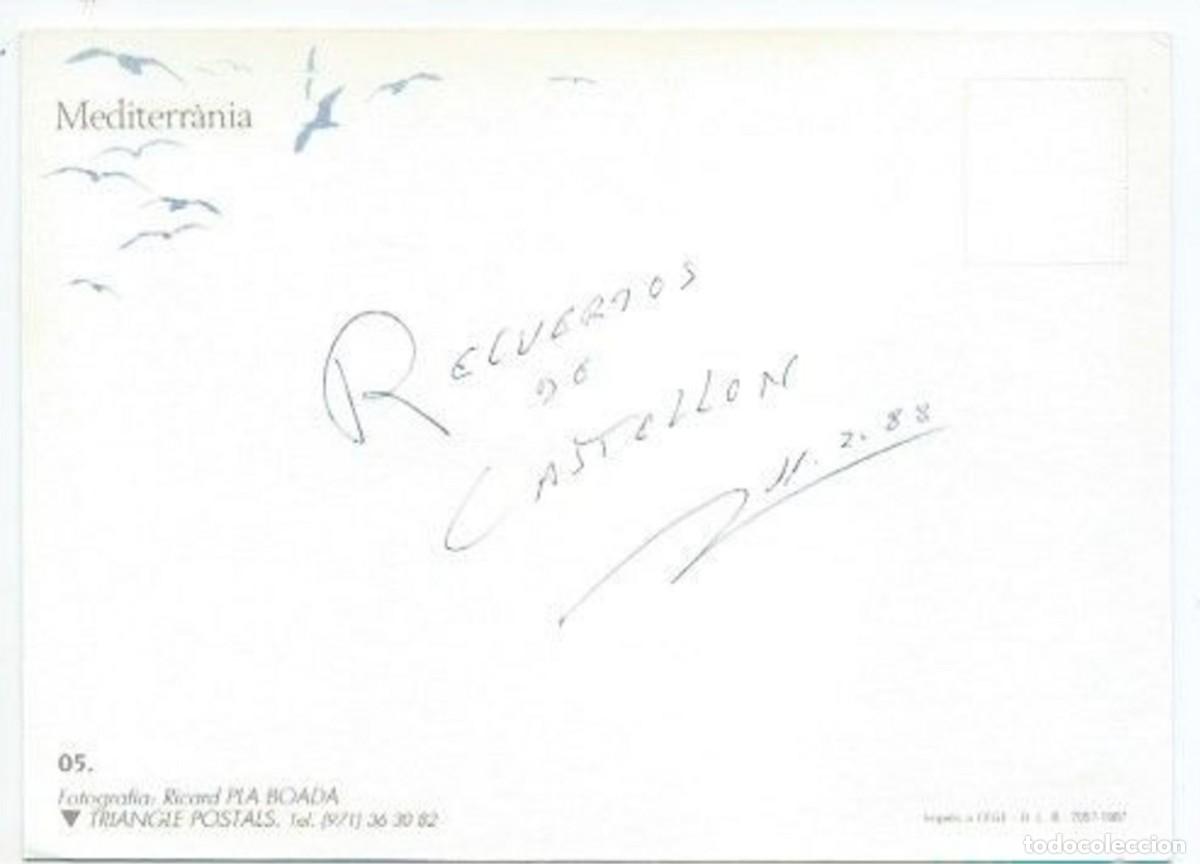 Postales: MEDITERRANIA.- FOTOGRAFIA RICARD PLA BOADA - Foto 2