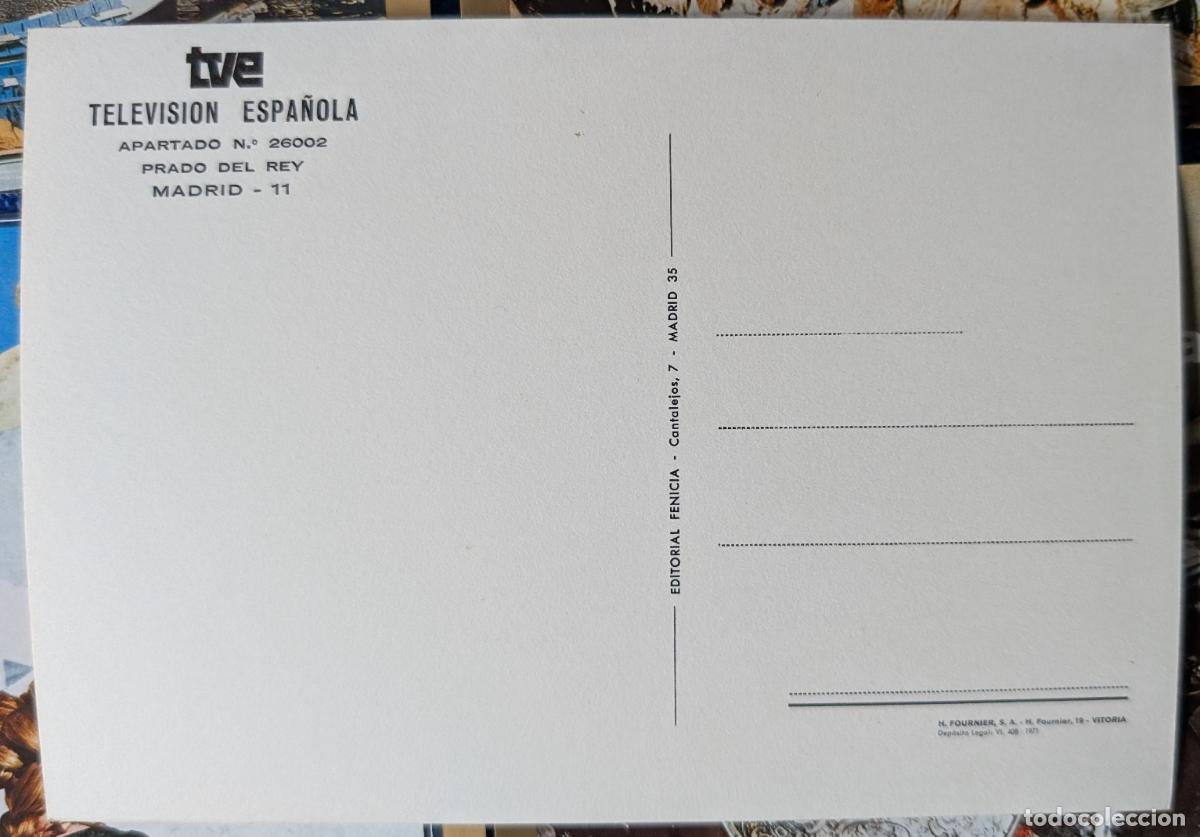 Postales: Lote de 15 postales de TVE - ESPA&Ntilde;A (1971) &iexcl;Impecables! - Foto 4