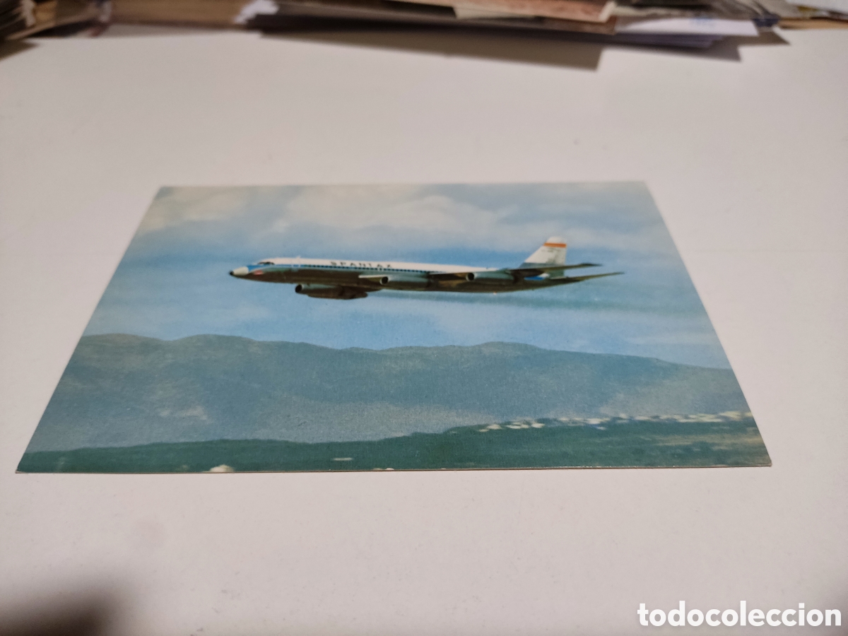 Postales: Postal avi&oacute;n SPANTAX - Foto 1