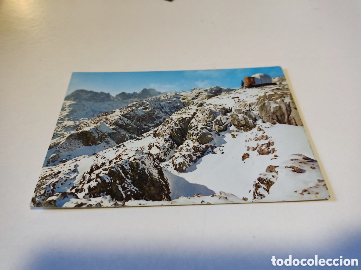 Postales: Postal Picos de Europa refugio caba&ntilde;a ver&oacute;nica - Foto 1