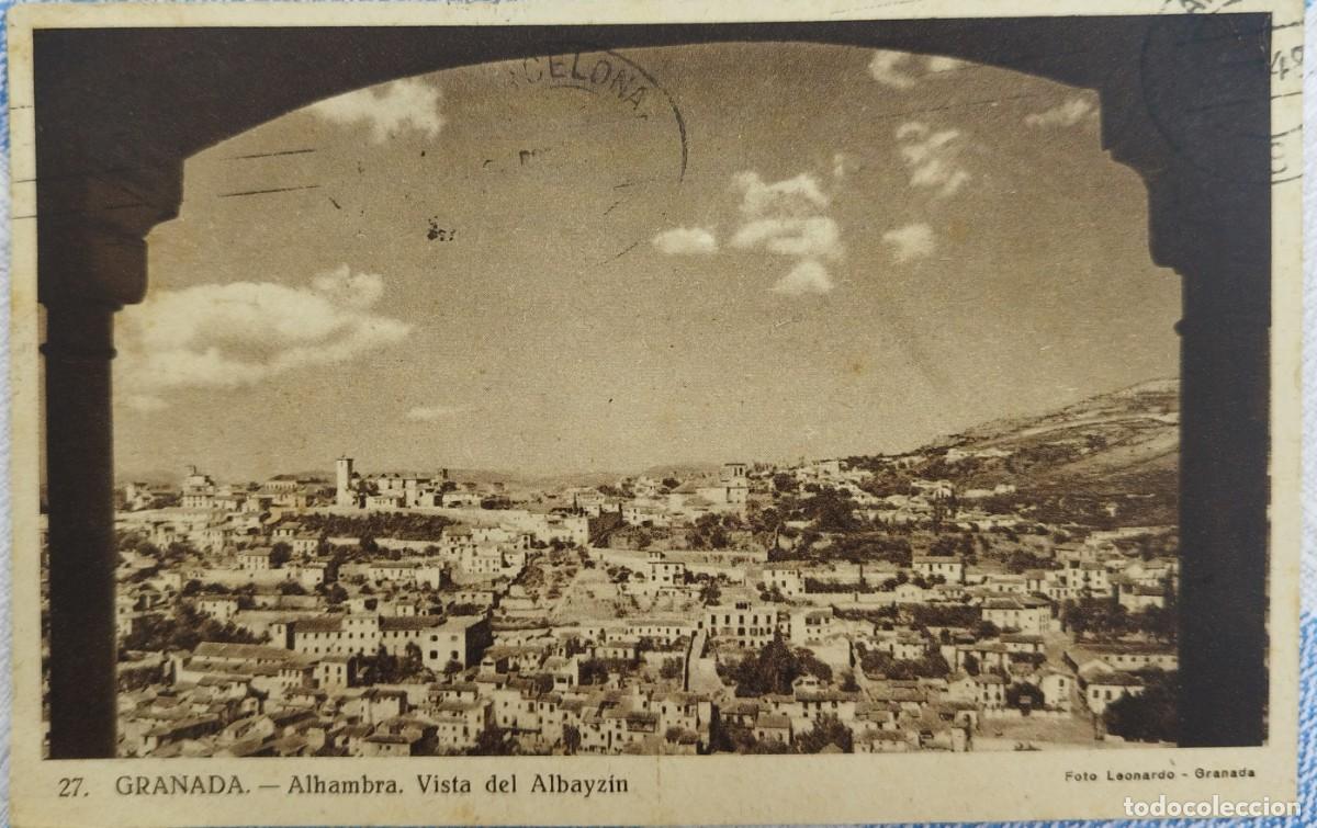 Postales: 4 tarjetas postales antiguas 1946-48 - Foto 1