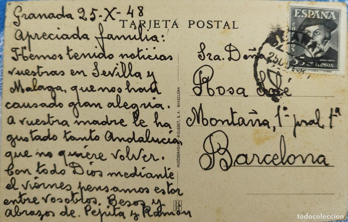 Postales: 4 tarjetas postales antiguas 1946-48 - Foto 2