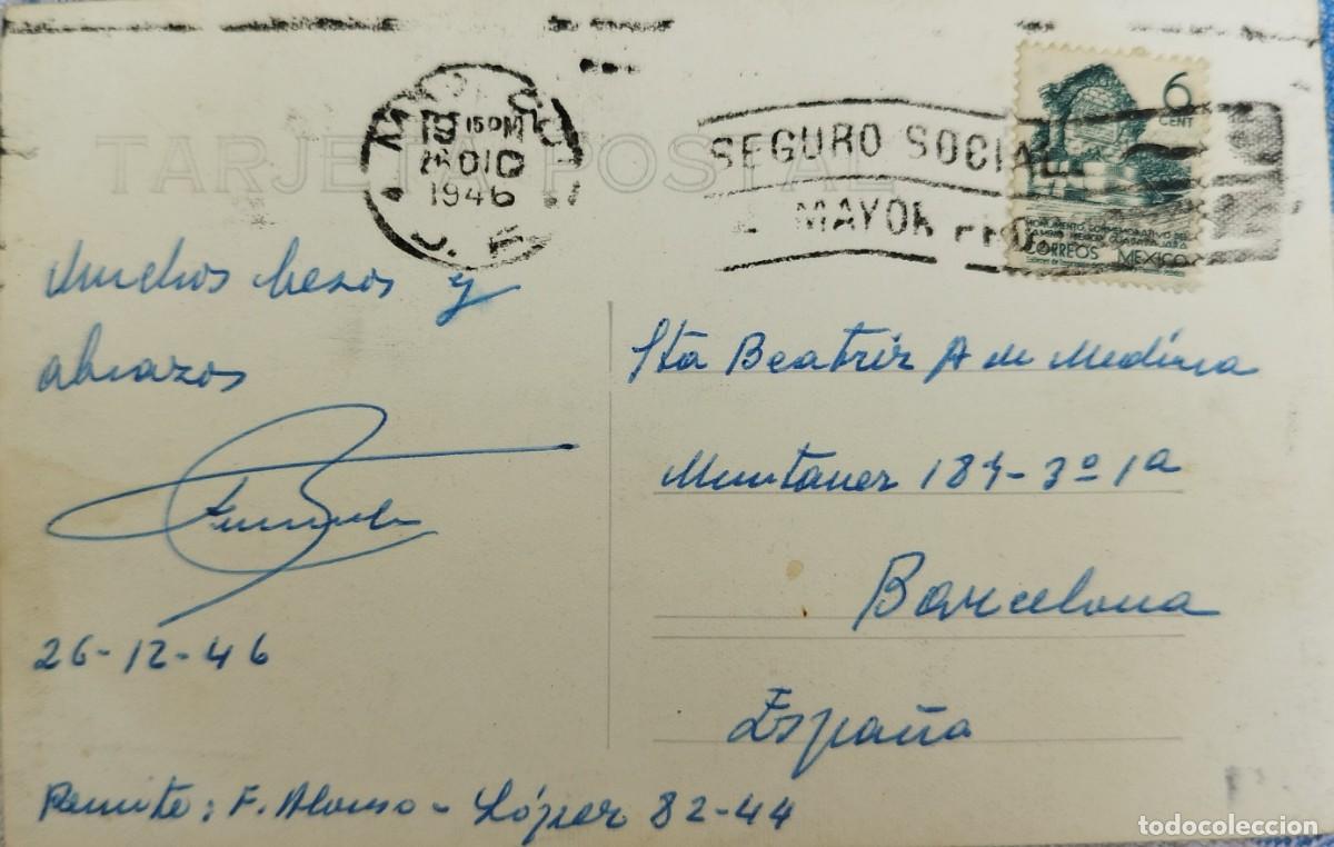 Postales: 4 tarjetas postales antiguas 1946-48 - Foto 5