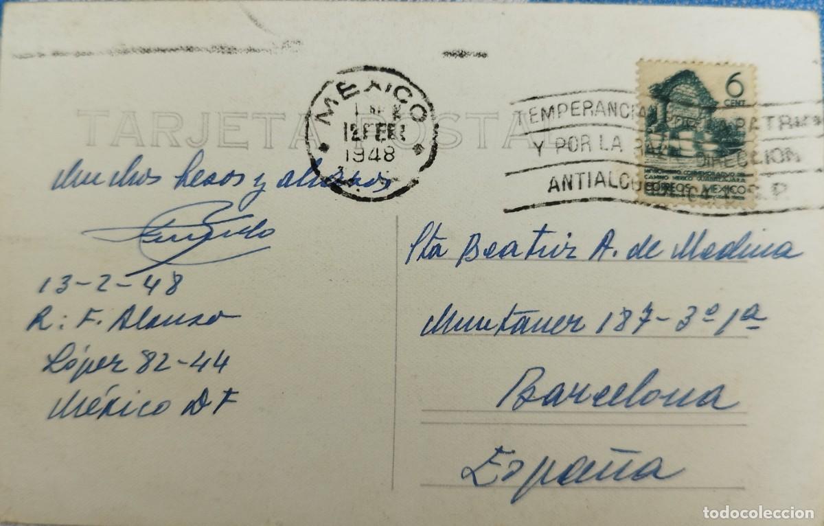 Postales: 4 tarjetas postales antiguas 1946-48 - Foto 7