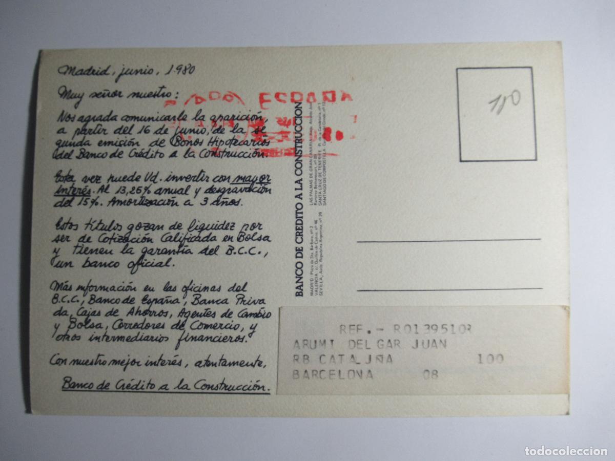 Postales: Banco de Cr&eacute;dito a la construcci&oacute;n - Foto 2