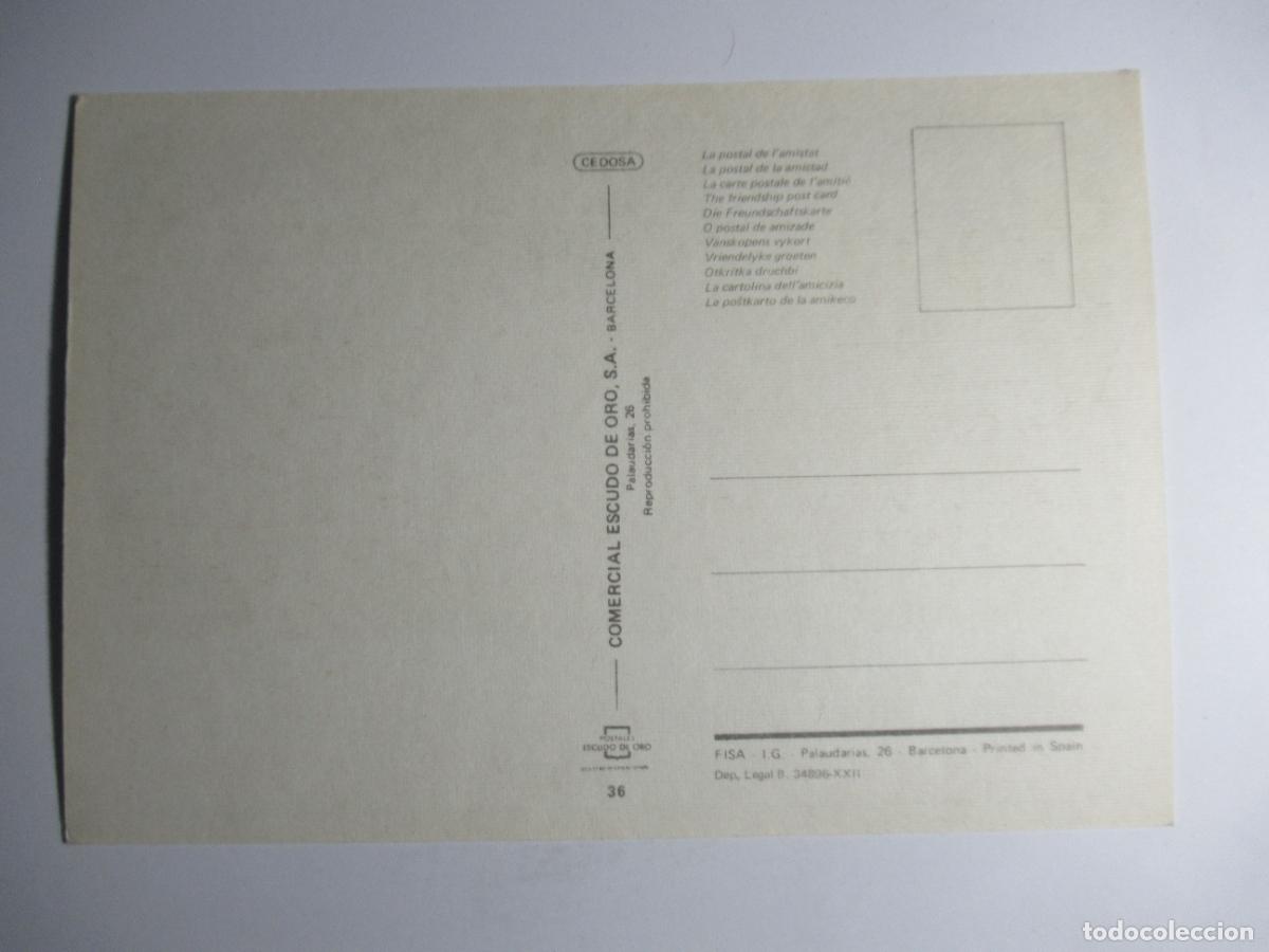 Postales: La Postal de lAmistad - Comercial escudo de oro - Foto 2