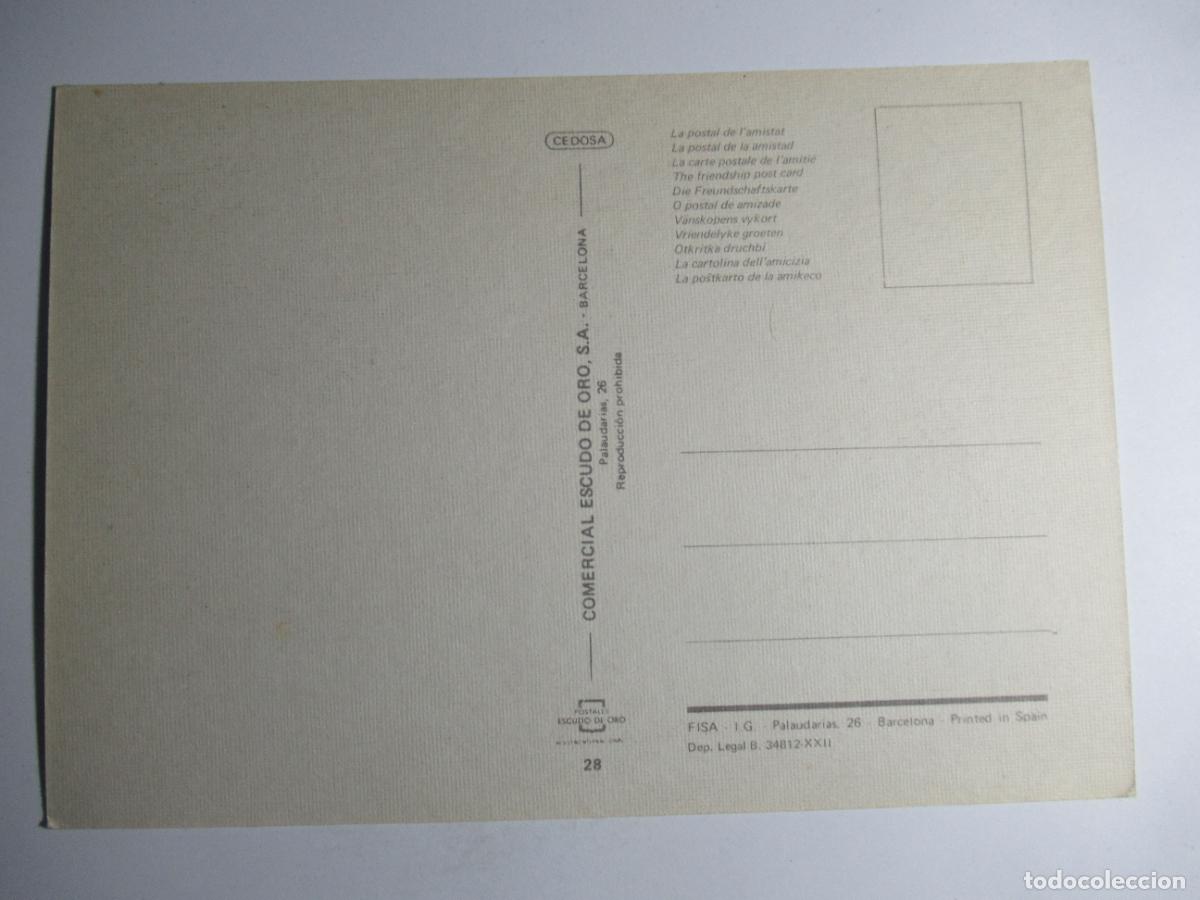 Postales: La Postal de lAmistad - Comercial escudo de oro - Foto 2