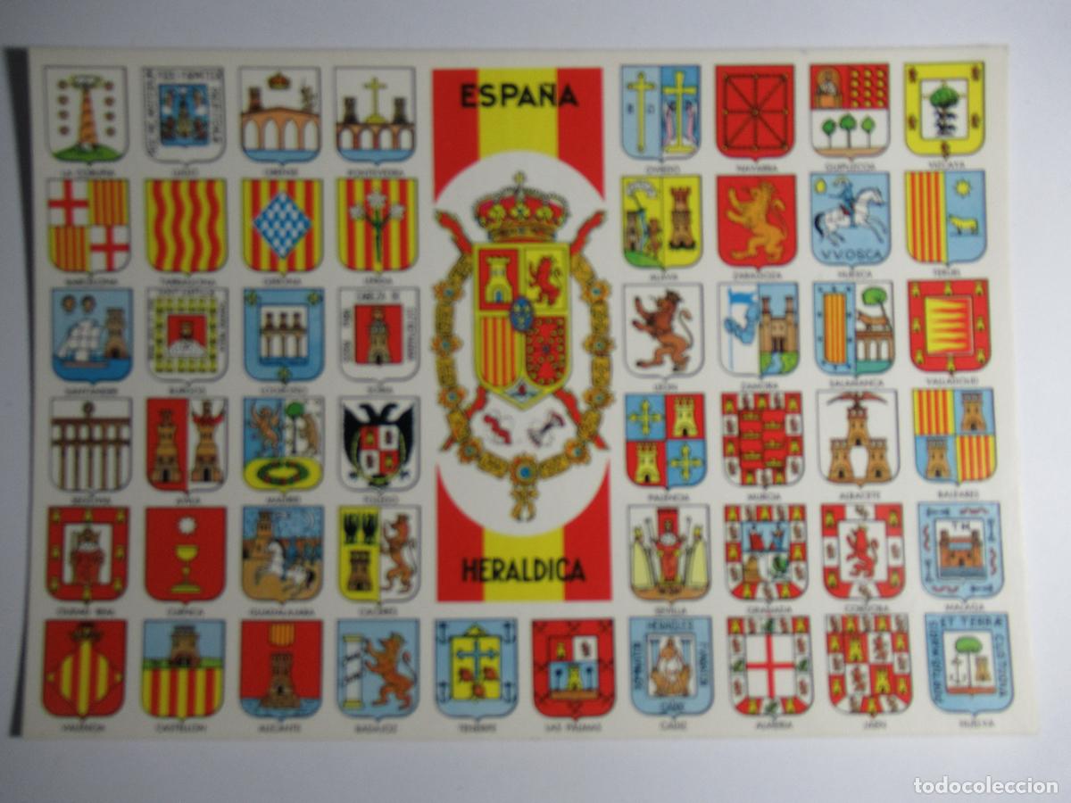 Postales: Espa&ntilde;a - Escudos de sus provincias - Foto 1