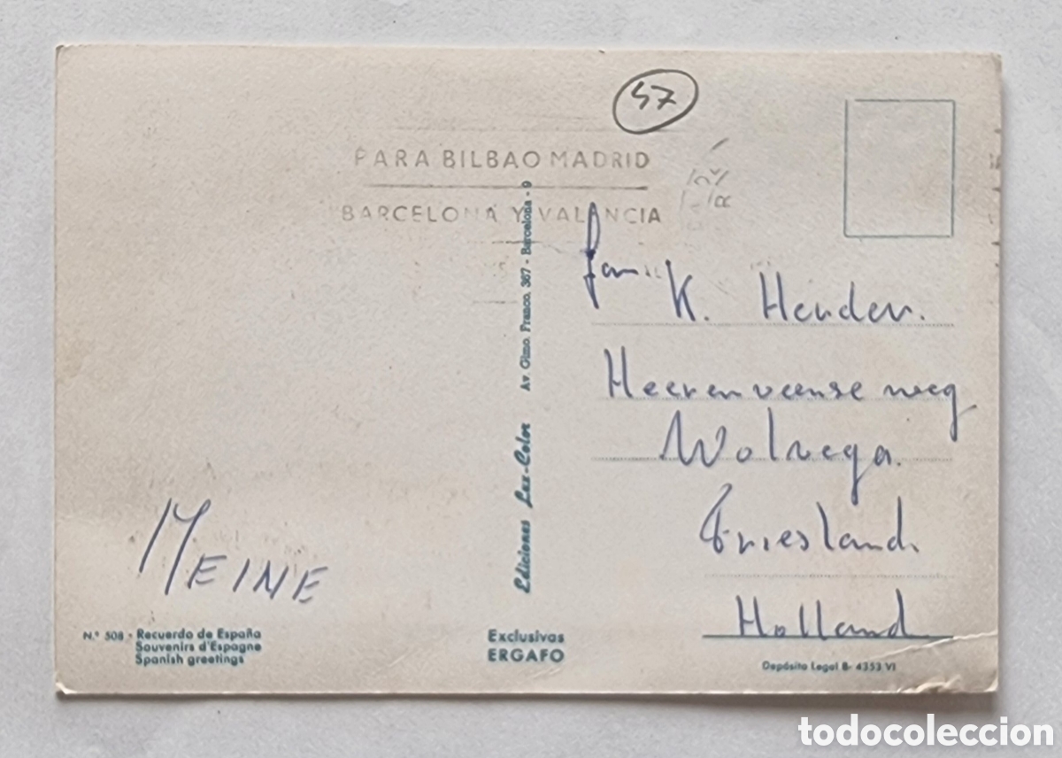 Postales: ESPA&Ntilde;A - RECUERDO DE ESPA&Ntilde;A - POSTALES - Foto 2